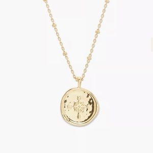 Gorjana Compass Coin necklace
